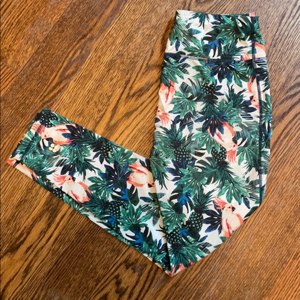 Sweaty Betty Tropical Leggings Size XS